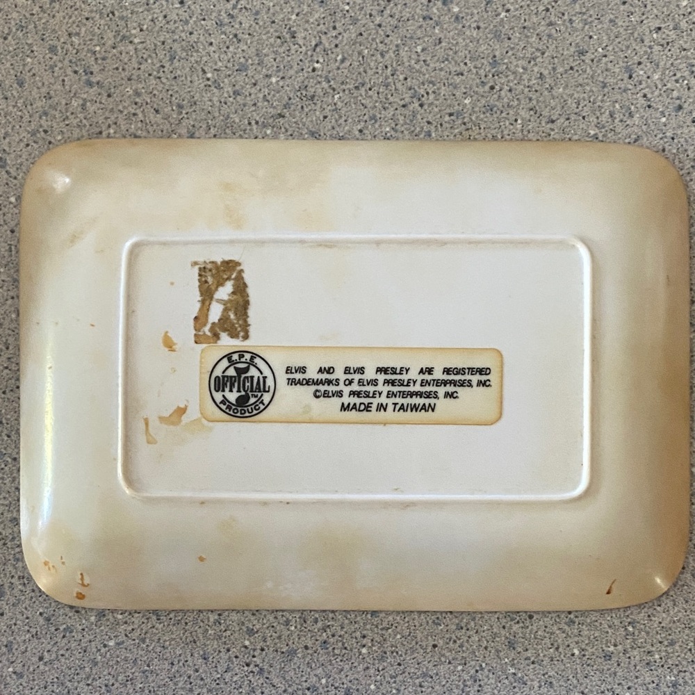 Vintage Elvis Presley Decorative Tray - Picture 2 of 3